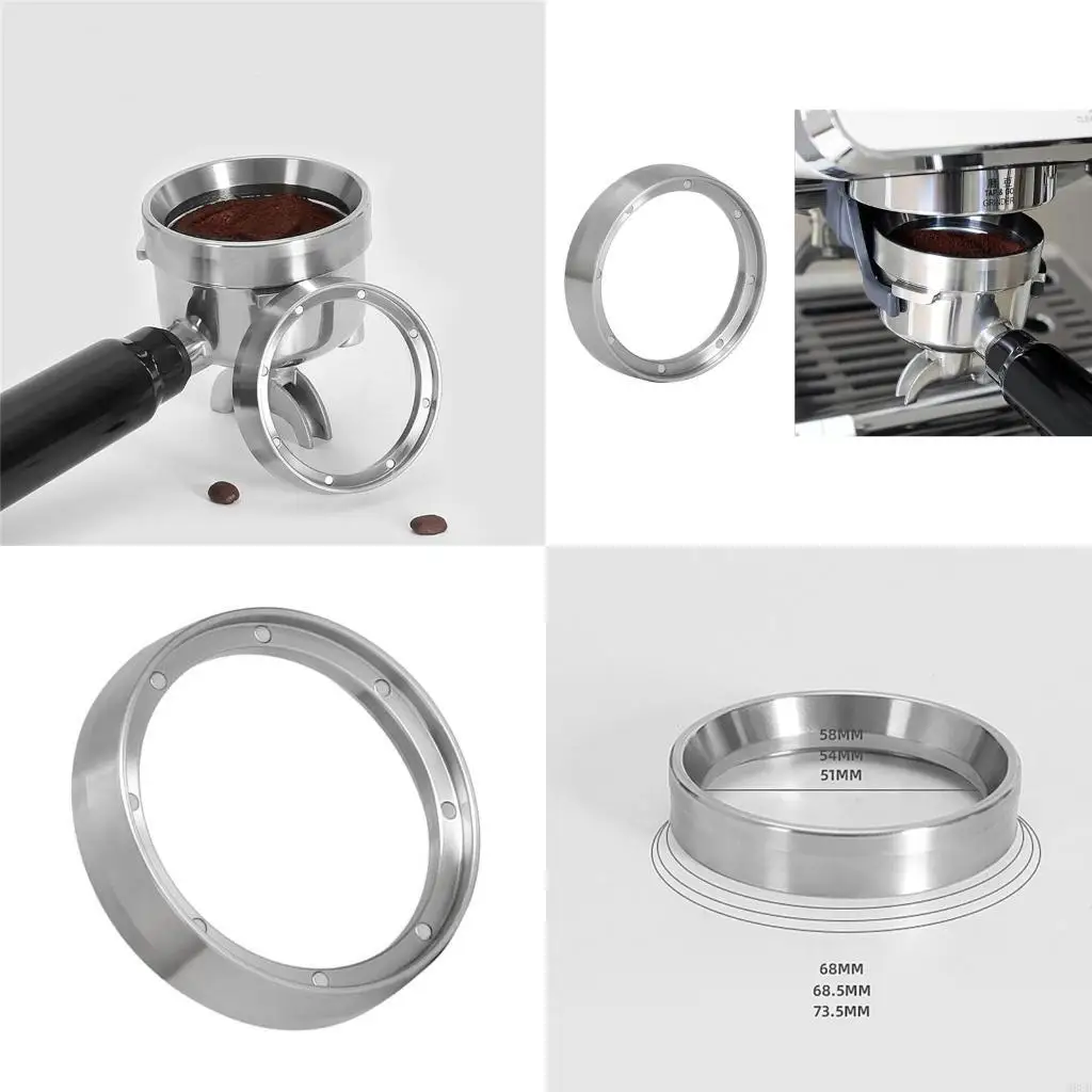 m6cb-dosagem-funil-adaptador-maquina-cafe-aco-inoxidavel-aneis-Otimos-para-portaffiter