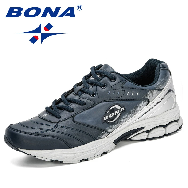 BONA New Style Men Running Shoes Typical Sport Shoes Outdoor Walking Shoes Men Sneakers Comfortable Women Sport Running Shoes