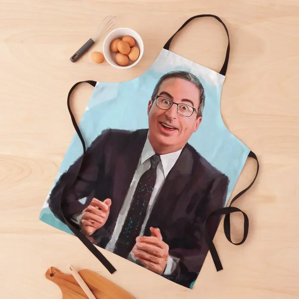 

J. Oliver Watercolor Portrait! Apron for kitchen useful For Man Apron