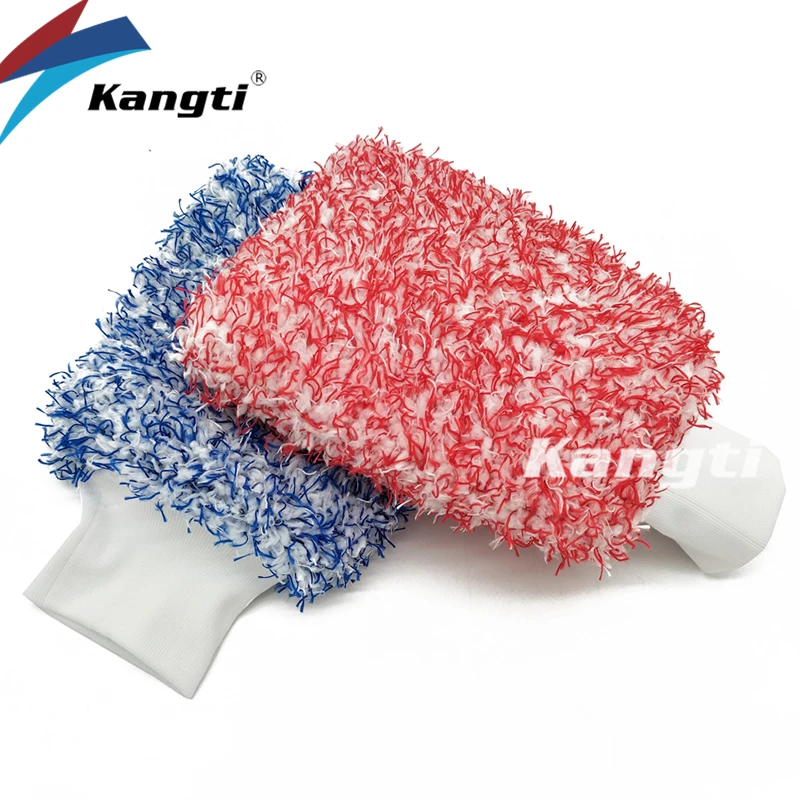 1 piece Soft Glove Maximum Mitt High Density Auto Wash Cloth Ultra Super Microfiber Car Glove Microfiber Cleaning Towel