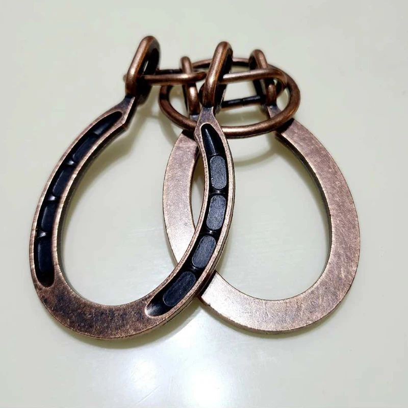 Classical Horseshoe Cast Metal Brain Teaser Puzzles Disentanglement Logic Skill Development Problem Solving Toys For Kids Adults view 4