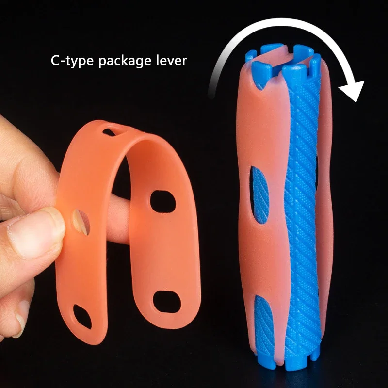 10Pcs Perm Silicone Band Heat Resistant Traceless Digital Cold Rods Elastic Rubber Band Hair Rings Styling Tools