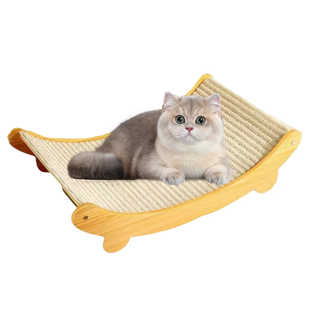 

Sisal Cat Scratching Pad Cat Scratcher Multifuctional Scratching Lounge Anti Slip Cats Sleeping Bed Cat Toys Accessories