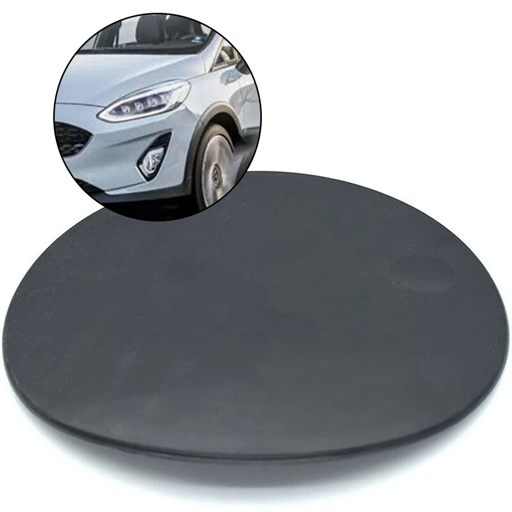 Oil Filler Petrol Fuel Cap Door Flap Cover 1866686 For Ford for fiesta 2009-2012 Black Unpainted 14.6x14cm Replacement Parts