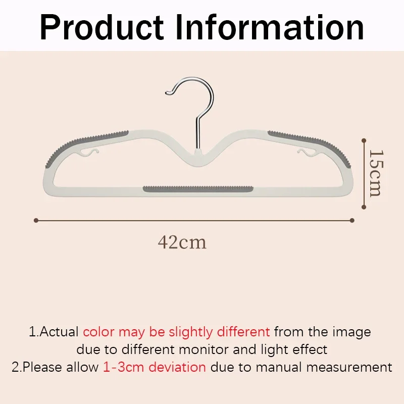 10/20PCS Ultra-thin Space-Saving Hangers Durable Clothing Rack with Swivel Hook for Sweater Shirts Lightweight Clothes Organizer 6