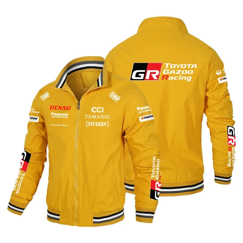 2025 Toyota GAZOO RACING World Rally Team Champion Jacket Men's Oversized Official Uniform Extreme Racing Sports Tops Motorcycle