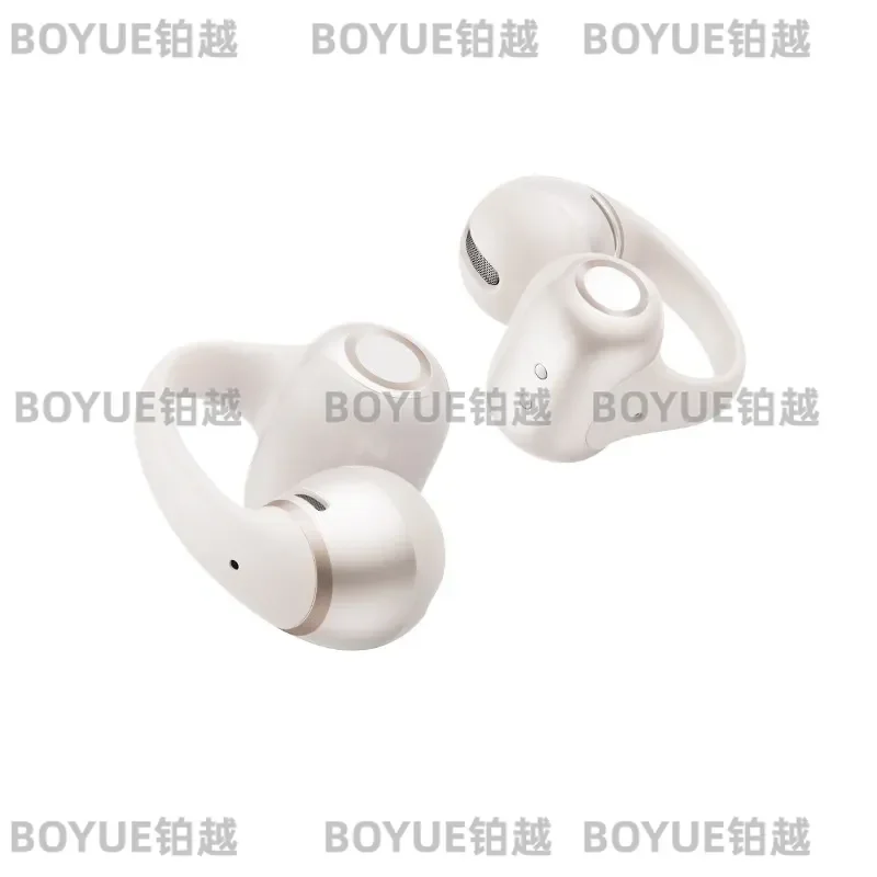 Open Ear Clip Headphones Wireless Bluetooth Sports Running Earbuds Lightweight Comfortable Fitness Gym Music Stereo Sound