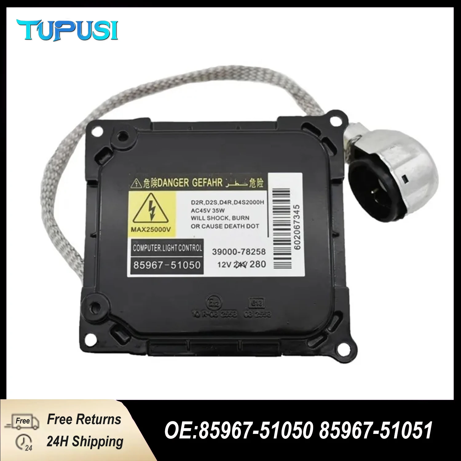 

D2S D2R D4S D4R HID XENON Ballast Headlight Set KDLT003 DDLT003 For Toyota ES350 GS350 RX350 8596751050 85967-51050