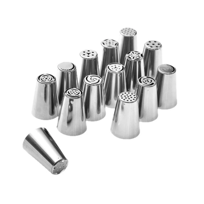 

Stainless steel piping nozzle, spherical piping nozzle, torch flower nozzles, hydrangea piping nozzles integrated molding