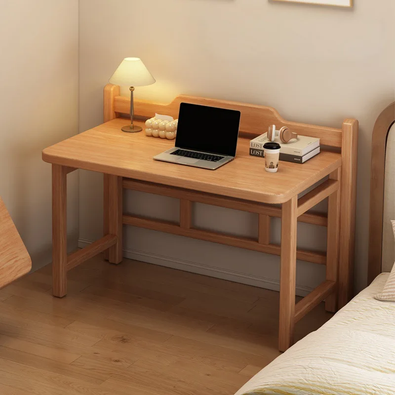 All solid wood foldable bedside table removable gap table small apartment bedroom computer table does not take up space bedside
