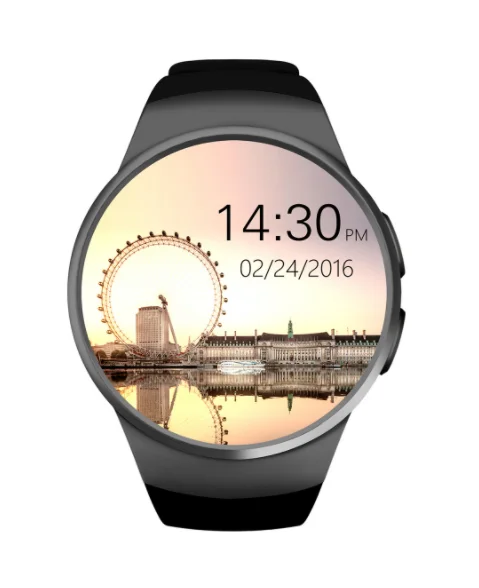 SmartWatch KW18 Heart Rate Round Screen SIM TF Card Smart Watch kw18 Directly Sale from Smart Watch Manufacturer