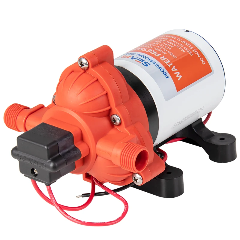 Seaflo-bomba de diafragma de agua marina automática, dispositivo eléctrico autocebante de alta presión, 3,0 gpm, 45 psi, 12V, adecuado para yac