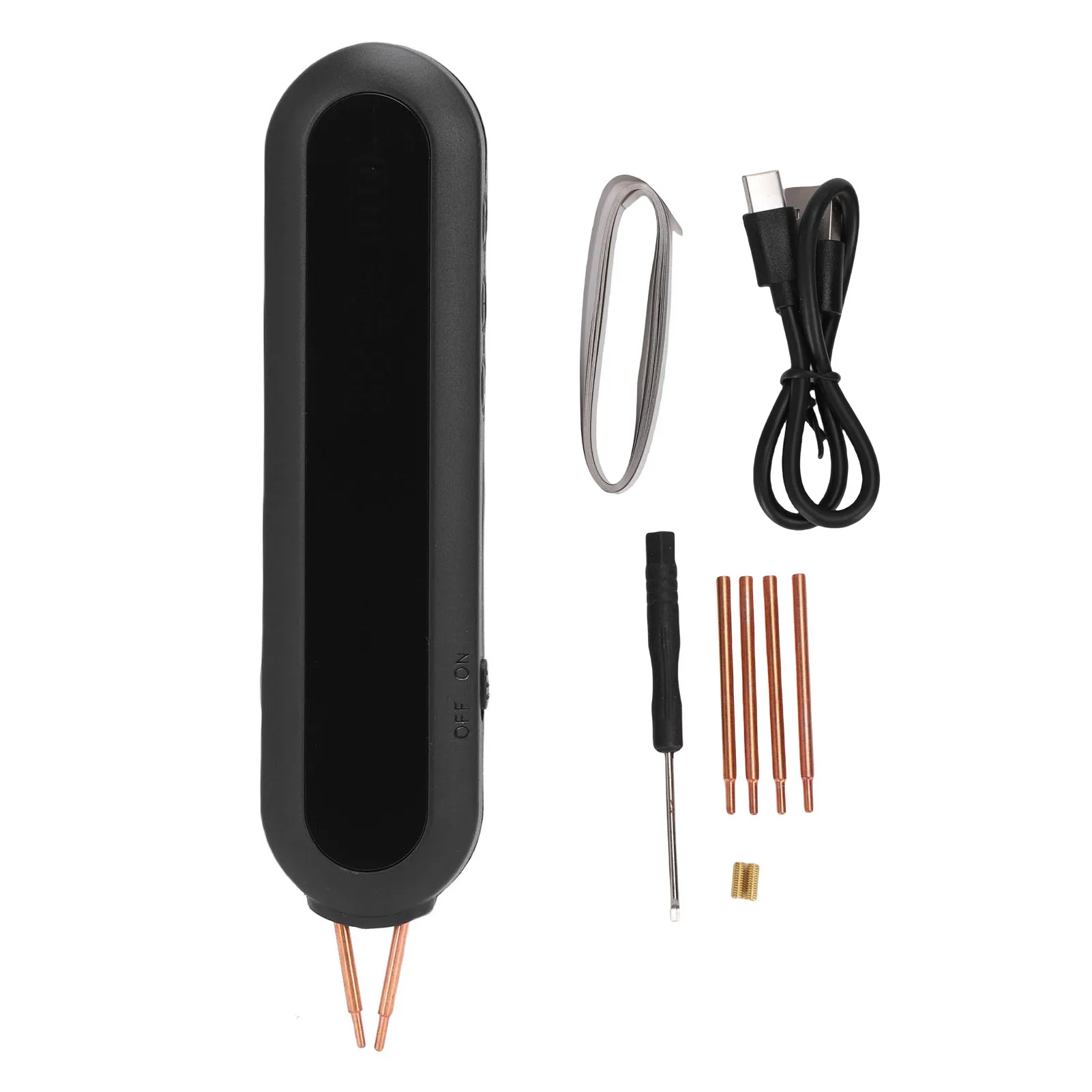 Handheld Spot Welding Machine 12 Gear Adjustable Automatic and Manual Modes Battery Spot Welder Portable DIY Welding Tool