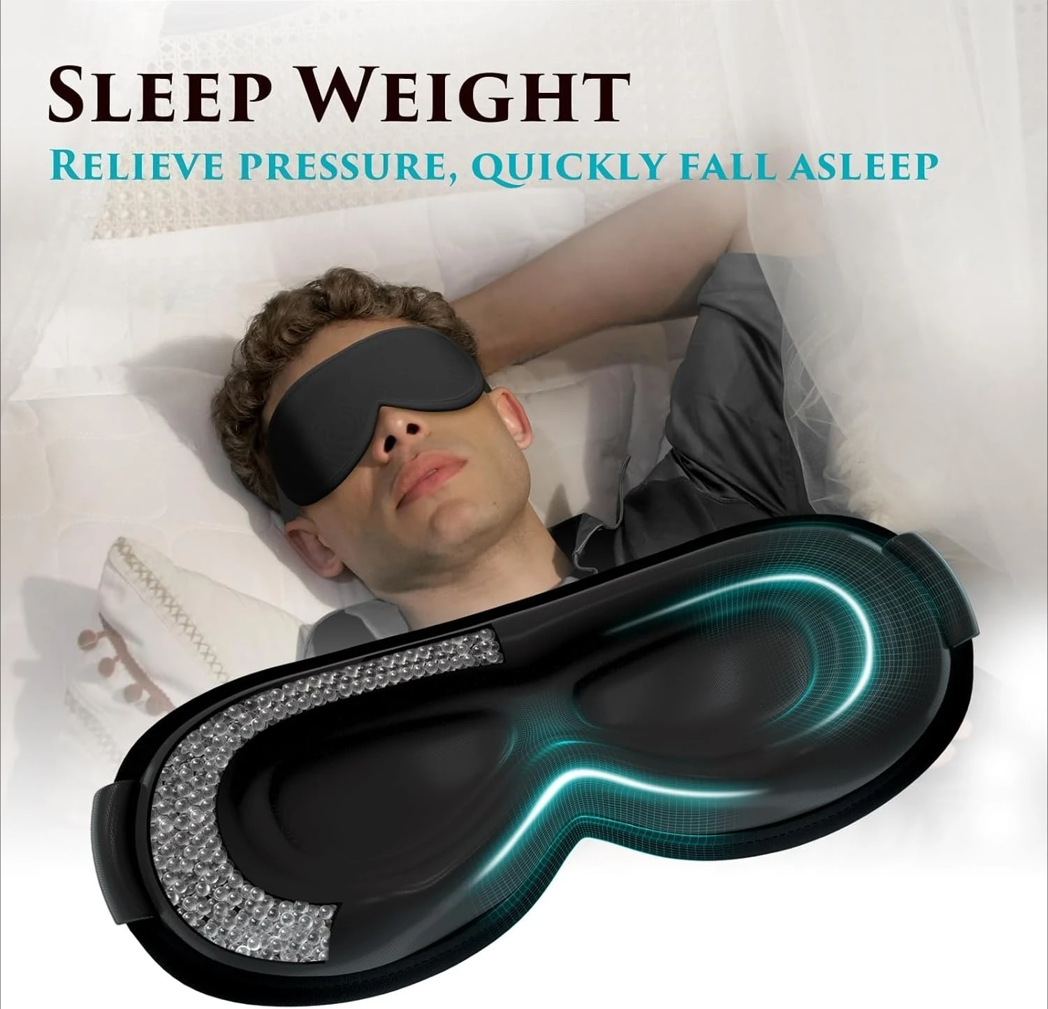 Eye Mask Cover for Sleeping - - Eyelash Extension For Men recension och pris