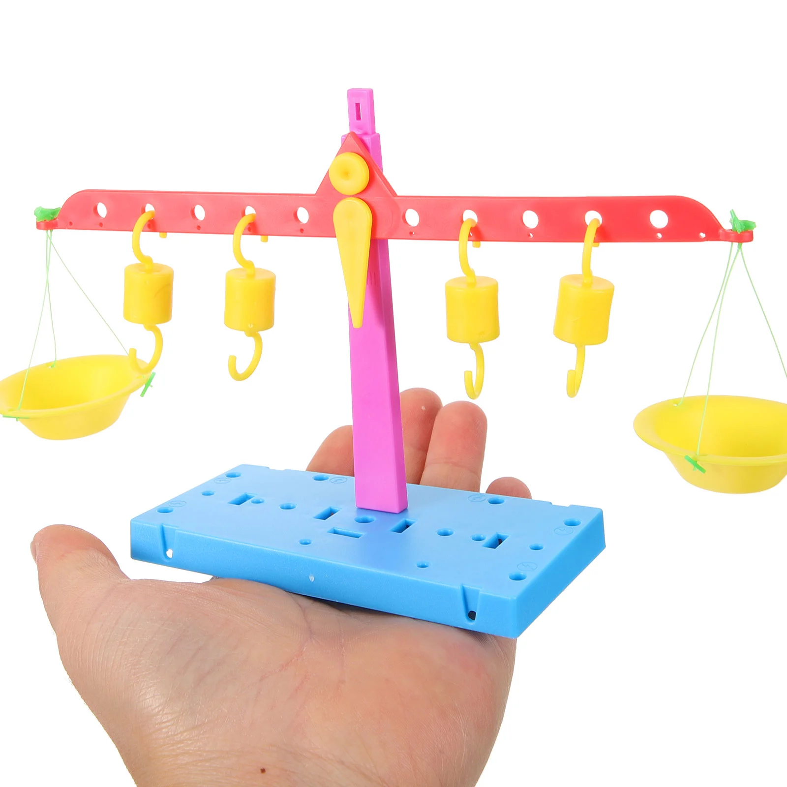 Experimental Lever Balance Educational Toy Science Material Assembly Toddler Toys DIY Plastic Scale Primary School