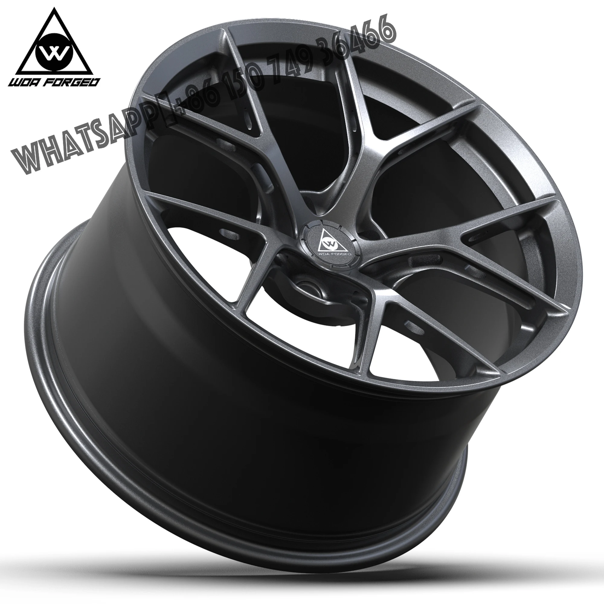 

WOA FORGED Passenger Car Rim Aluminum Alloy Forged Wheel Custom FI-R Hollowed Out Spoke 17 18 19 20 21 22 Inch Lightweight Rim