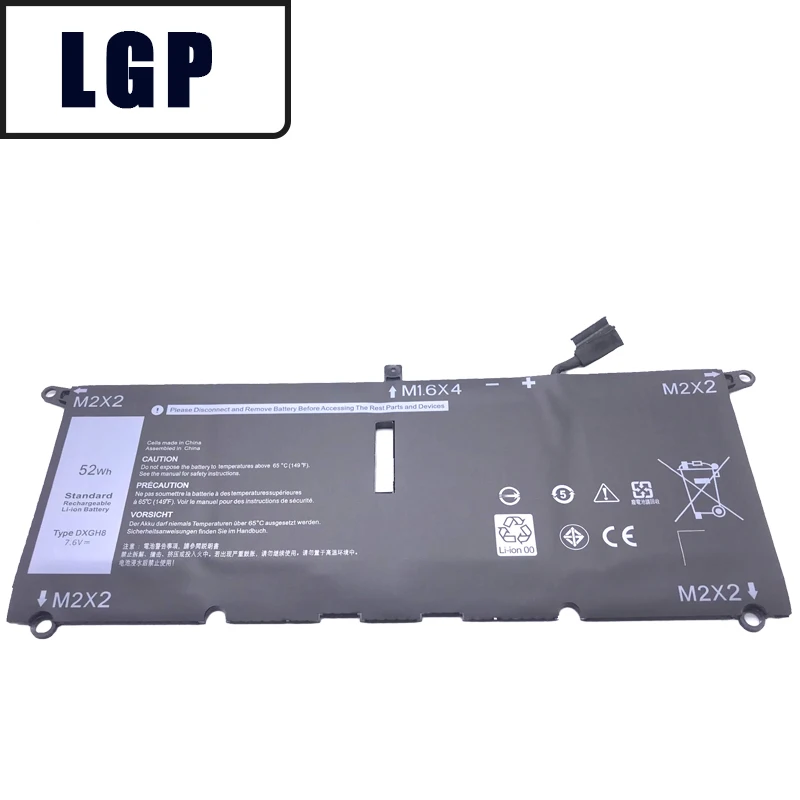 

LGP New DXGH8 Laptop Battery For Dell XPS 13 9370 2018 Series 9380 2019 H754V G8VCF 0H754V 13-9370-D1605G