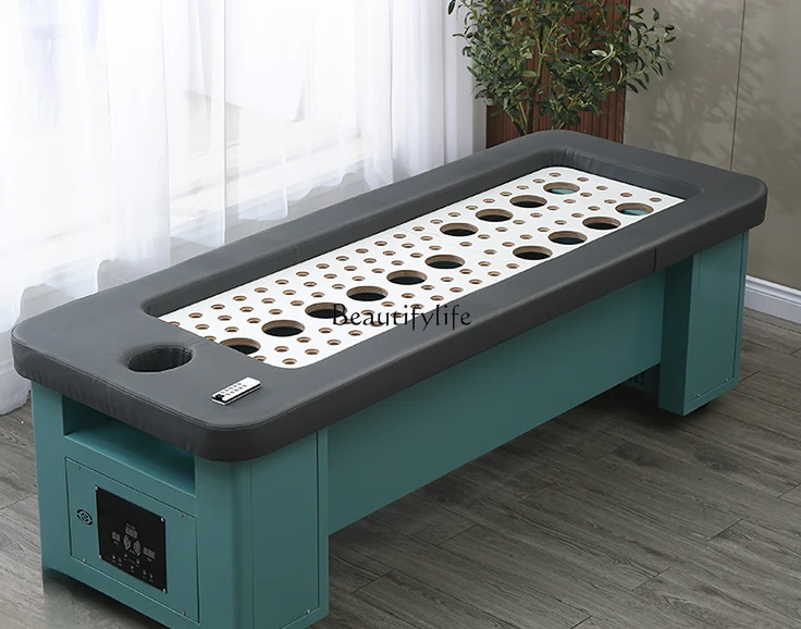 Automatic Open Fire Smoke-Free Moxibustion Bed Home Whole Body Beauty Salon Multifunctional Physiotherapy Bed