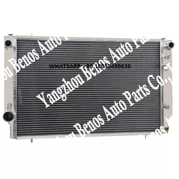 

4 Row Aluminium Radiator Fits 2003-09 Chevy Kodiak GMC Topkick C4500 C5500 C6500 6.6L 8.1L