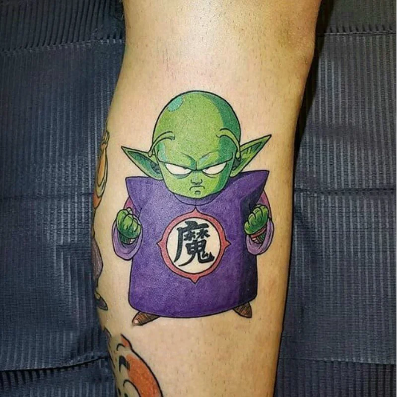 

Luna Store Anime Green Alien Temporary Tattoos Cartoon Transfer Tattoo Arm Hand Waist Body Art Waterproof Fake Tatoo Sticker