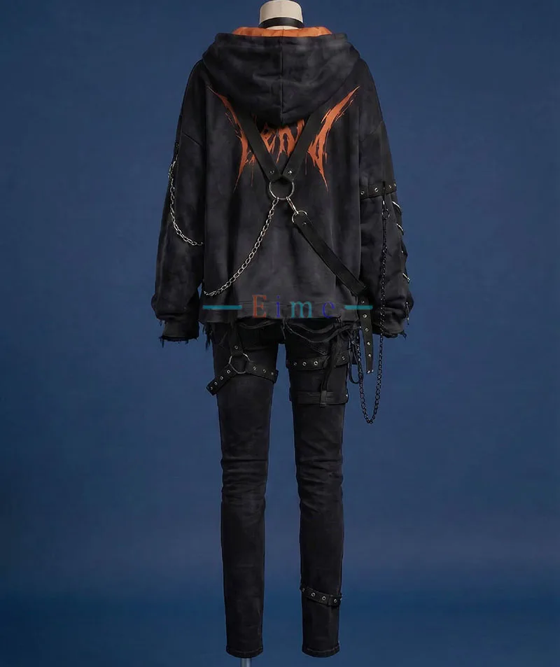 Vtuber Alban Knox Cosplay Costume Women Men Casual Clothings Hoodie Pants Halloween Uniforms Anime Role Play Outfits Costum Made view 4
