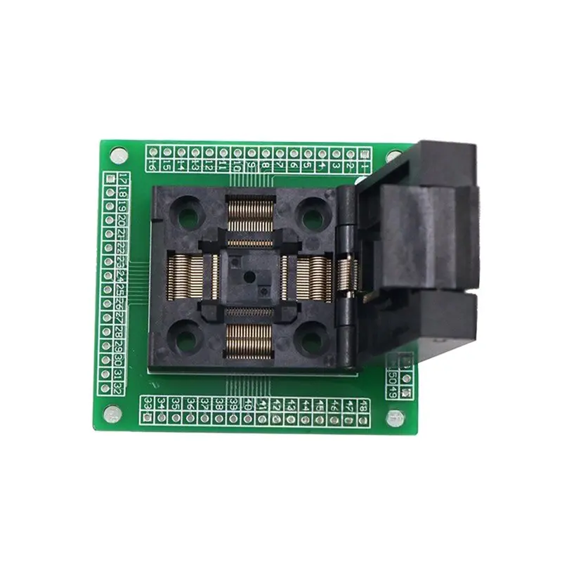 

1Pcs QFP64/LQFP64/TQFP64 To Dip64 Ic Test Socket Programmer Adapter/Converter For Stm32 Atmega Chip
