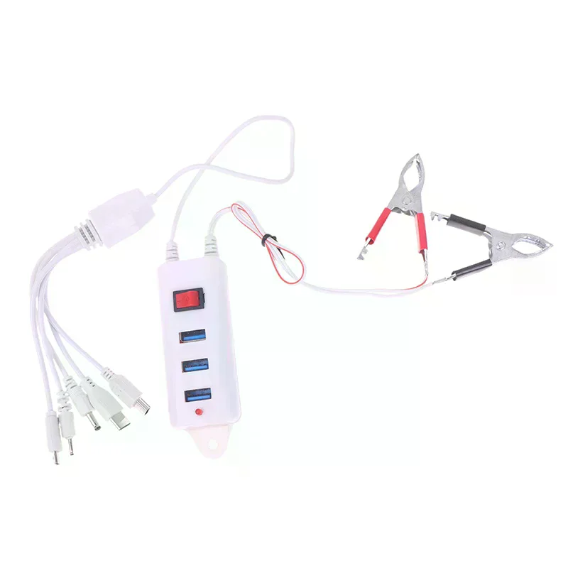 3usb Clip With Switch Charger Mobile Phone Usb Interface Universal Battery Kids Room Decoration