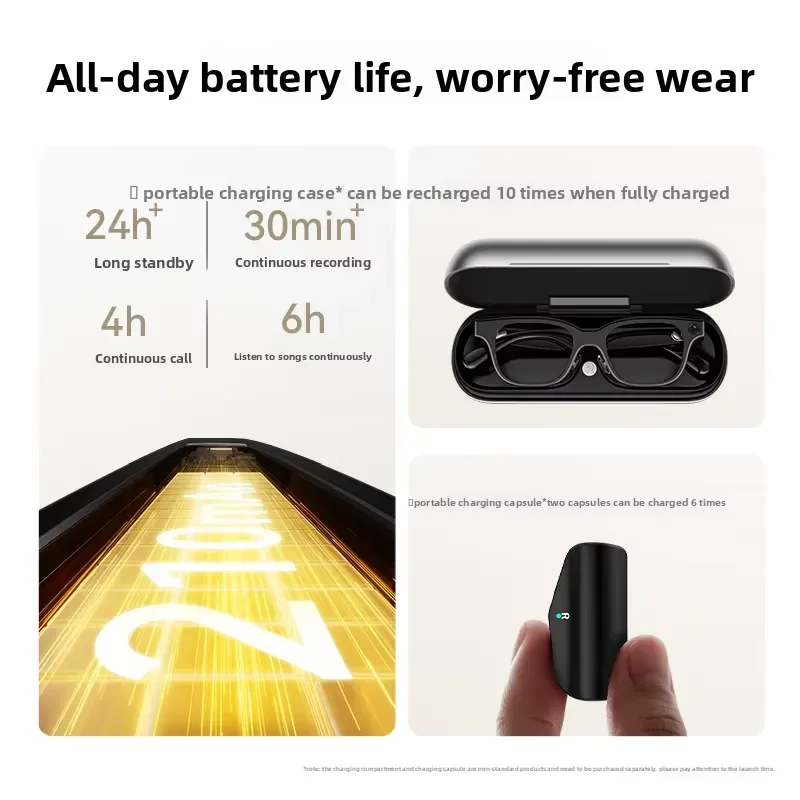2026 2025 Leqi Visual Glasses - World's Lightest Full Function Al&AR, Al Translate/Navig, Built-in AI