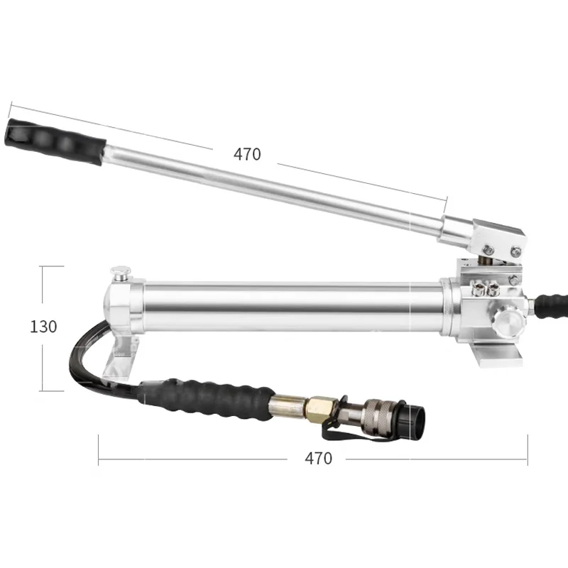 Aluminum Alloy Hydraulic Hand Pump CP-700 High Pressure For Hydraulic Tool Crimping Tool With gauge
