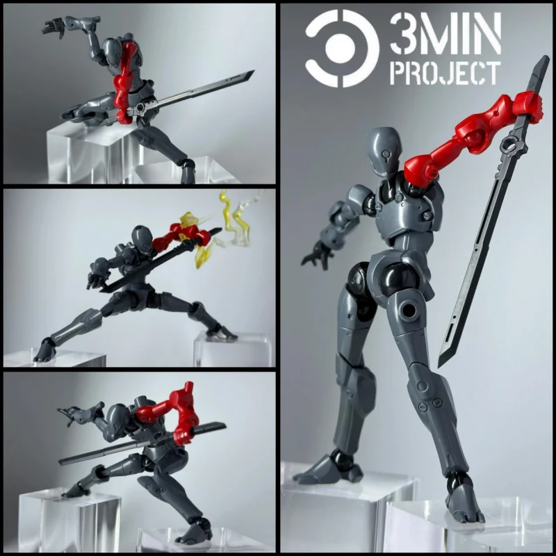 

Sheik Mainland 3min-Project A Robot Kit Action Figure Toys Plastic Model Assembly Model Kit Statue Desktop Decoration Toy Gift