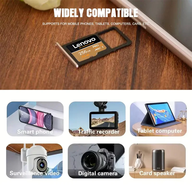 Lenovo 128GB 512GB Micro TF SD Card U3 V30 A2 Top Quality Memory Card for Nintendo Switch Lite Game Console Extended Storage