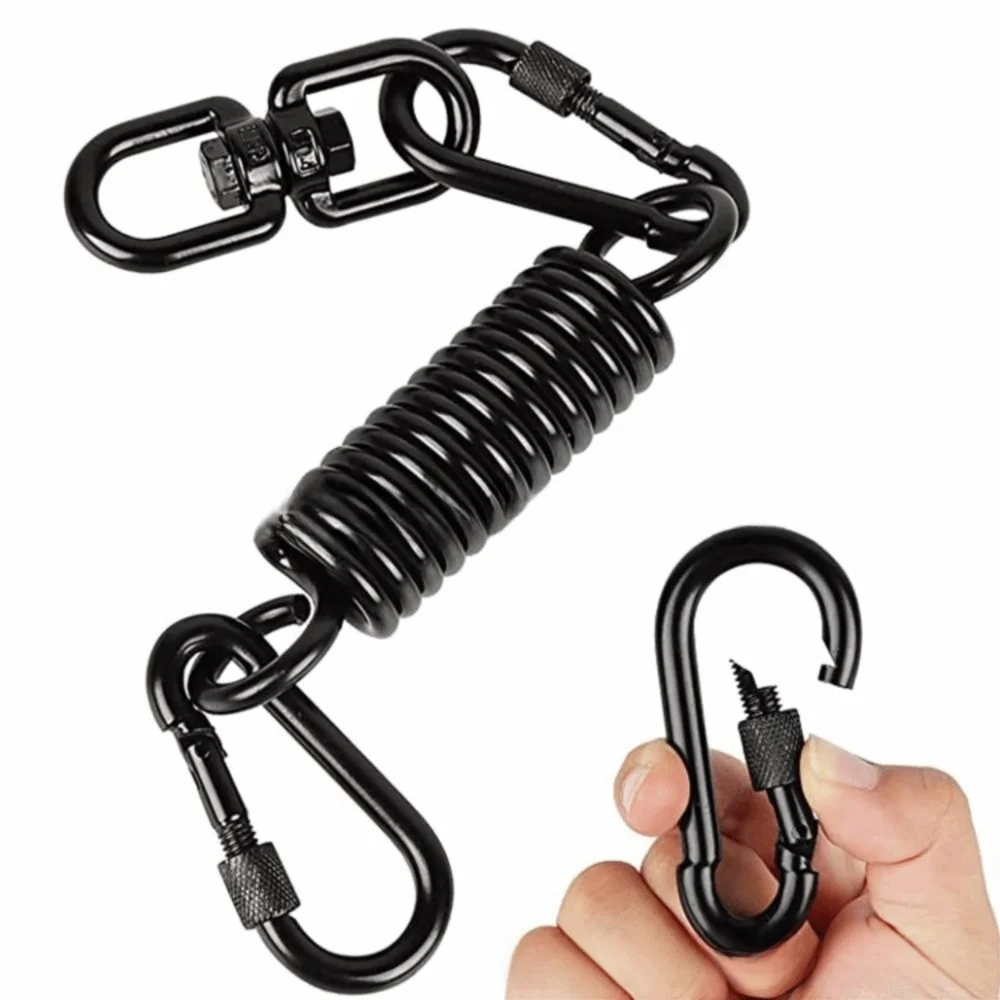 Rustproof Hanging Chair Swing Spring 360 Degree Rotation Large Load Capacity Hammock Mounting Spring Easy Installation