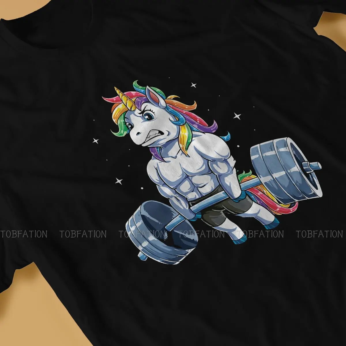 Unicorn Weightlifting Special TShirt Bodybuilding Pumping GYM Muscle Training Crossfit Creative T Shirt Stuff Hot Sale