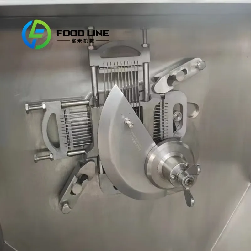 Frozen Meat Dicer Stainless Steel Precision Dicing Machine For Frozen Meat Multi Blade Quick Change Frozen Food Line Supply