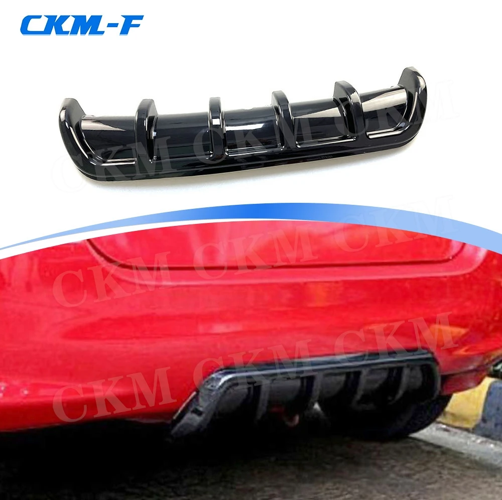 

For All Car for Benz For BMW For Audi ABS Car Universal Rear Bumper Lip Diffuser Spoiler Gloss Black Body Kits Accessories