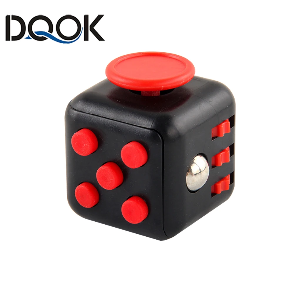 Decompression Toy Hand Pinching Venting Anti Irritability Anxiety 6sided Playable Decompression Finger Tip Dice Magic Cube