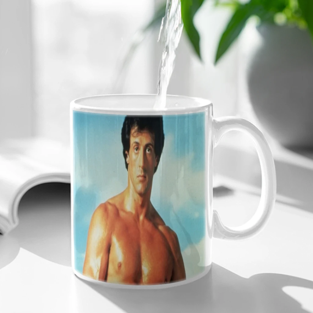 R-Rocky Classic Movie Coffee Mug 11oz Fun Ceramic Coffee Tea Cocoa Cup Handle Tea Drink Cup