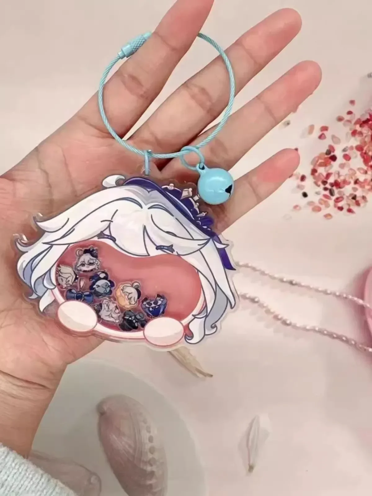 Аксессуары для косплея «сделай сам», игра GENSHIN IMPACT Xiao, аниме, 3D брелок Furina, акриловый кулон Yae Miko, подарок на Хэллоуин для детей