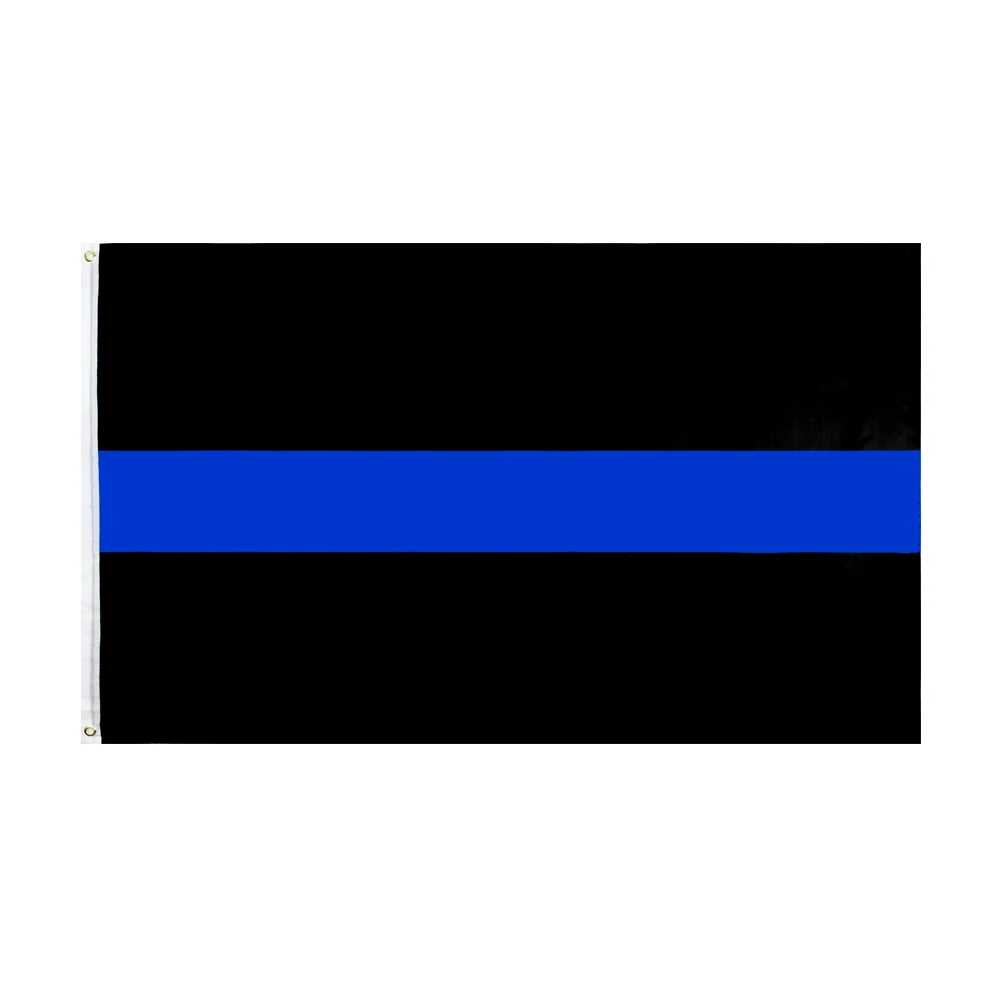 FLAGLINK 90X150 CM Thin Blue Line Flag For Decoration