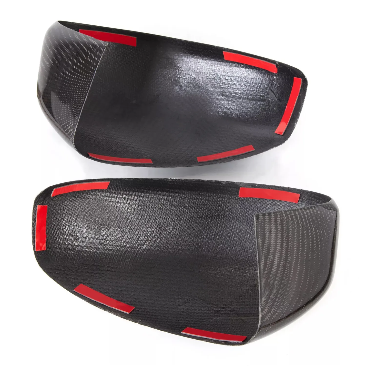 Pair Carbon Fiber Mirror Cover Cap For 2003 2004-2007 Infiniti G35 Coupe