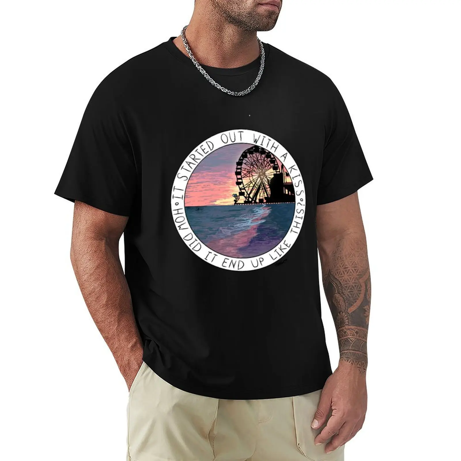 Mr. Brightside T-Shirt Large Size Casual Tee Shirt