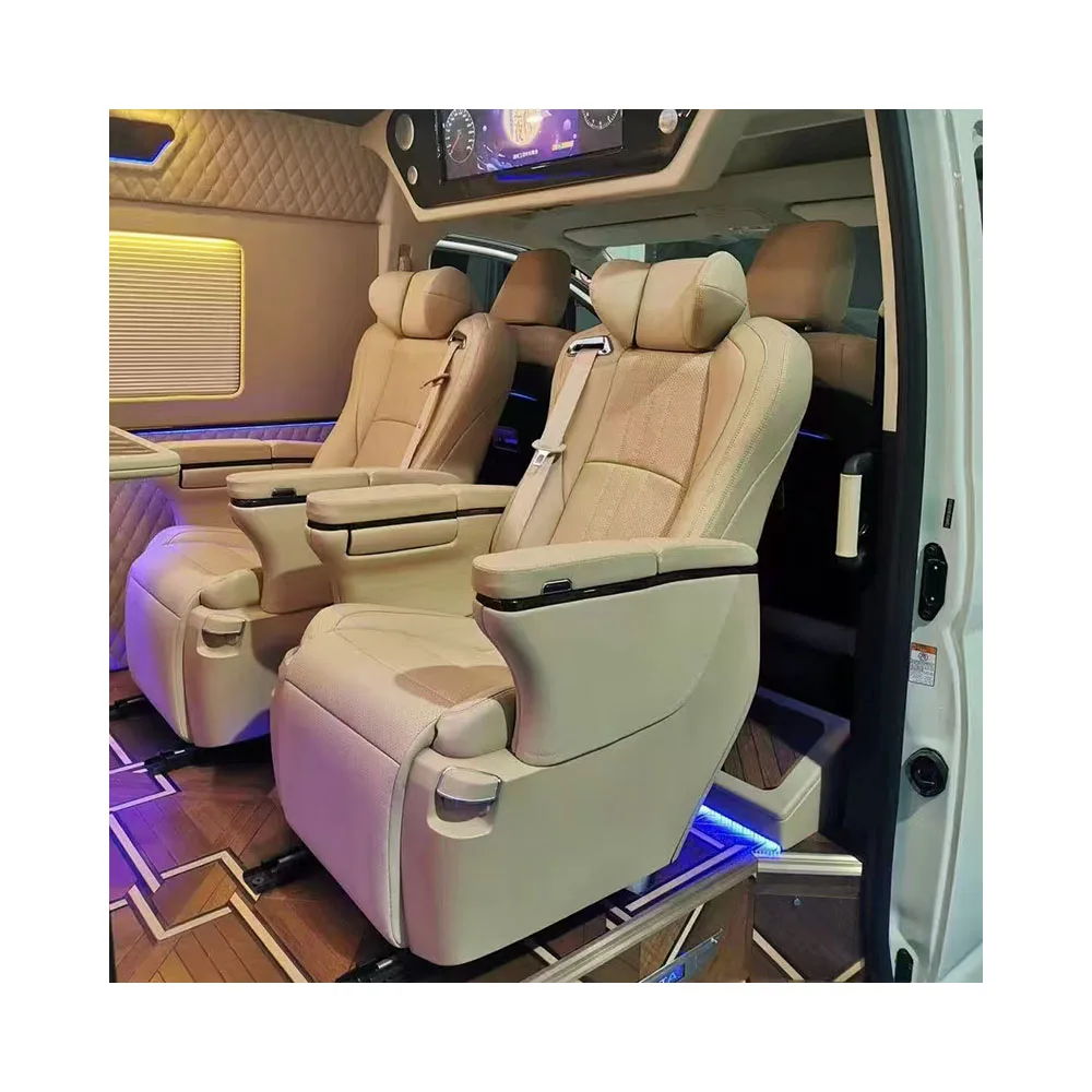 

Business Class Van luxu ry Vip Car Seats W447 Hiace Van Sprinter v Class Auto Electric Car Leather luxu ry Seats