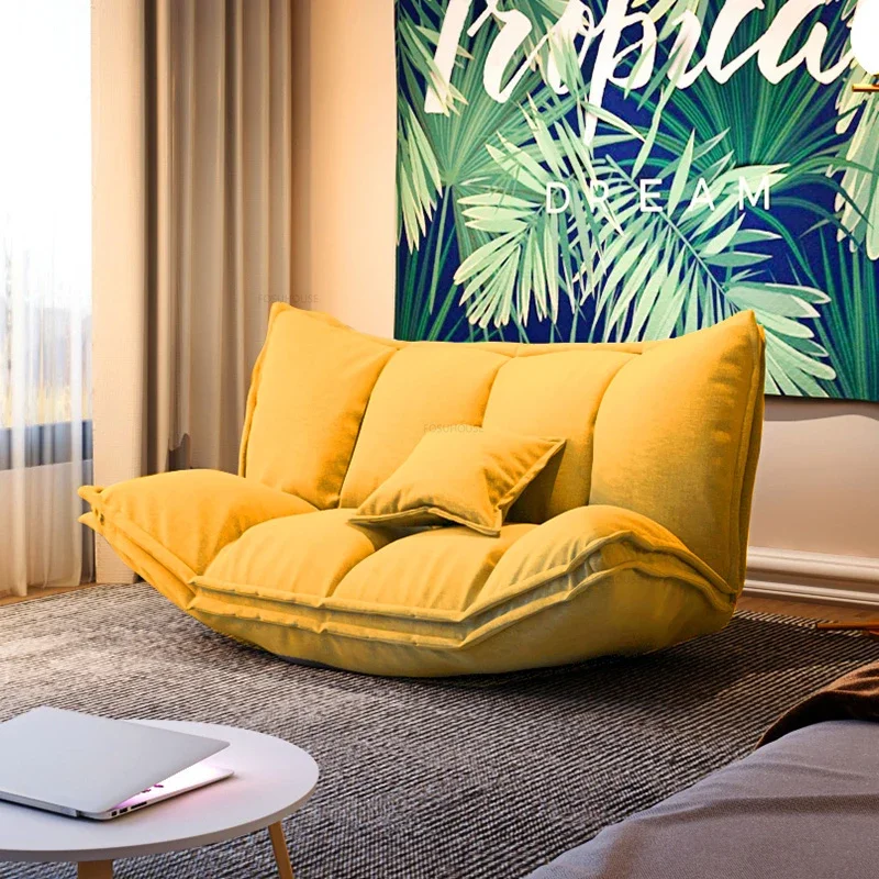

Диваны для гостиной из скандинавской ткани, диван для отдыха, балкона, татами, ленивый диван, кресло, креативная мебель для гостиной, домашний складной диван-кровать
