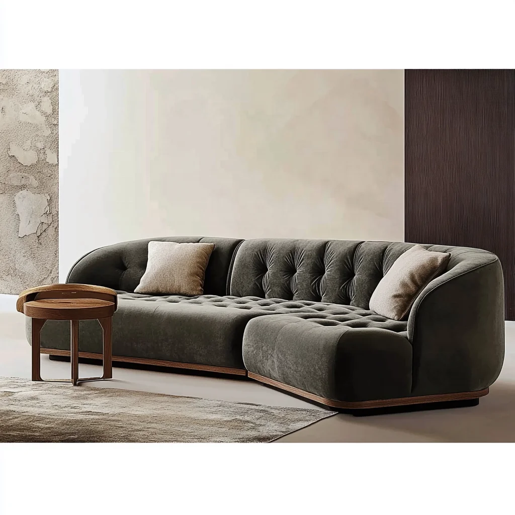 

Customizable European Style Modern Reclining Sofa Set Simple Living Room Indoor Use With Art Wood Legs Velvet Leather Fabric