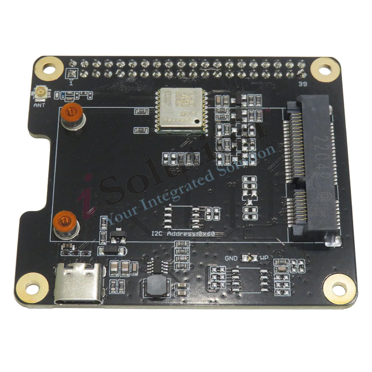 LoRaWAN gateway Lora communication module WM1302 wireless node US915/EU868 Raspberry Pi expansion board