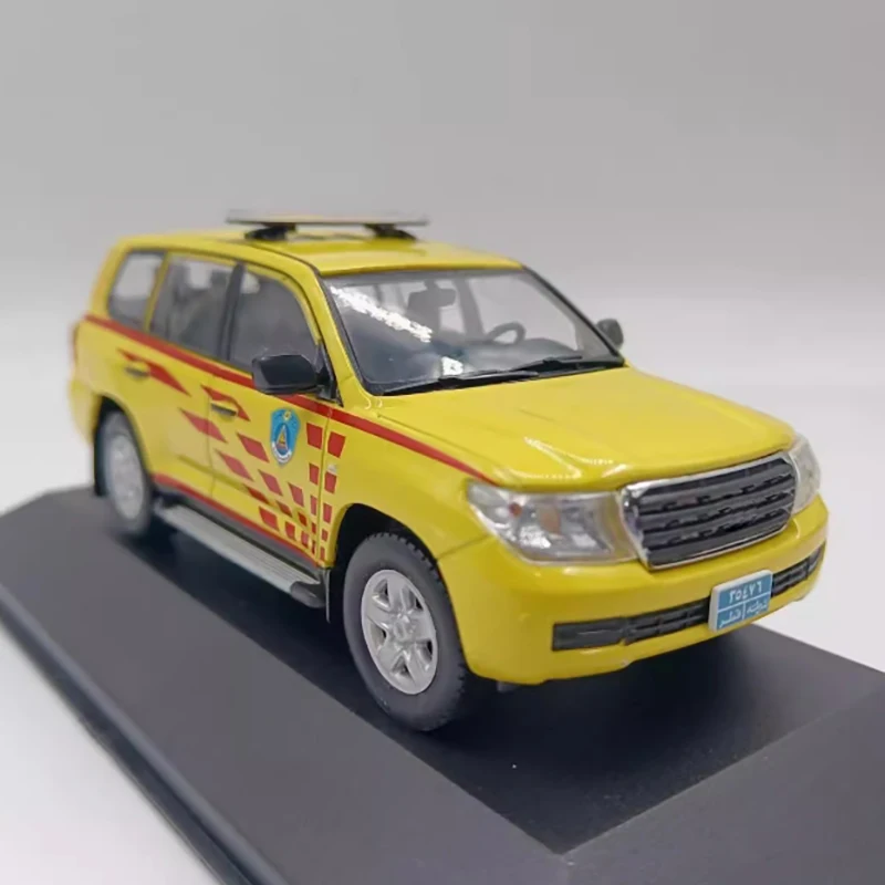 

Литой под давлением масштаб 1:43, Land Cruiser 200 2009, Катар, пожарная машина, имитация сплава, модель автомобиля, дисплей, Коллекционная игрушка, подарочное украшение