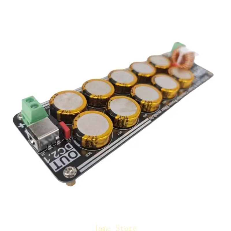LX0B DC5V-24V Super Capacitor Power Filter Module for 5V 24V Devices Minimize Interferences and Response Module
