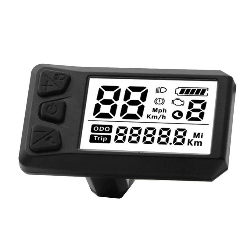 

New-530S Display Ebike Intelligent LCD Screen Waterproof Electric Bike Display For BAFANG BBS02 BBS01 BBSHD