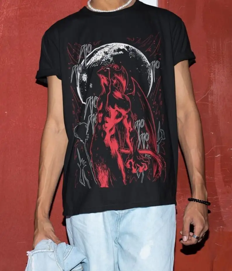 Unisex Devilman Crybaby Anime T-Shirt, Akira Fudo, Ryo Asuka Manga Shirt