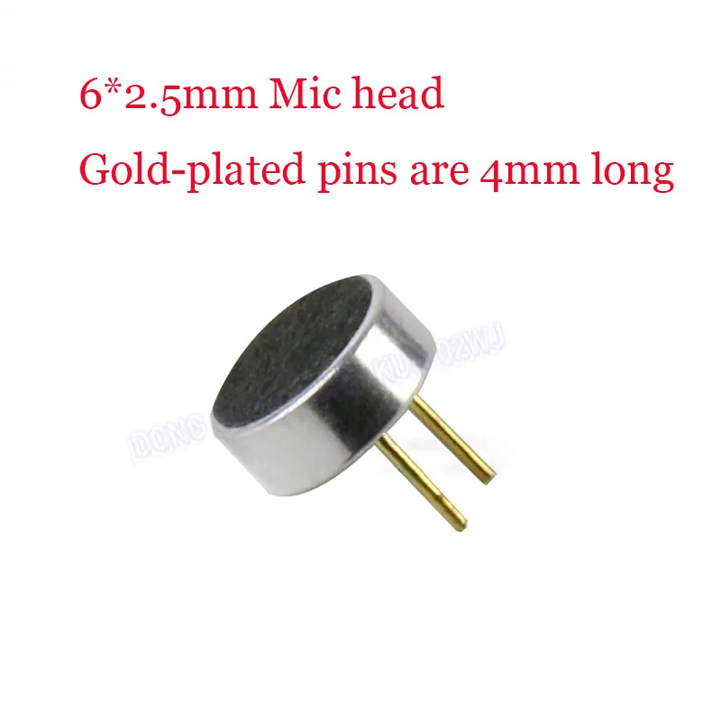 10/20/50 PCS 6022 Electret Microphone Condenser USD to 52DB MP3 6*2.2mm Recording Head 6x2.2mm